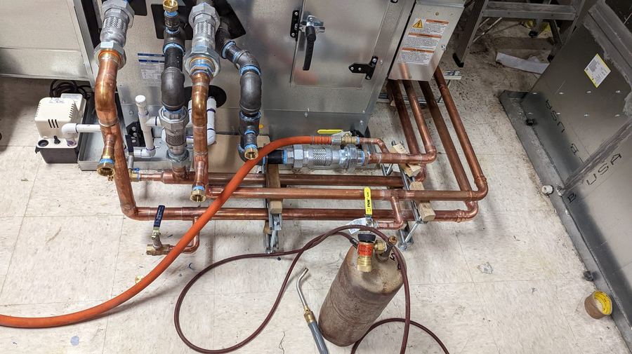 Copper and brass tight offsets